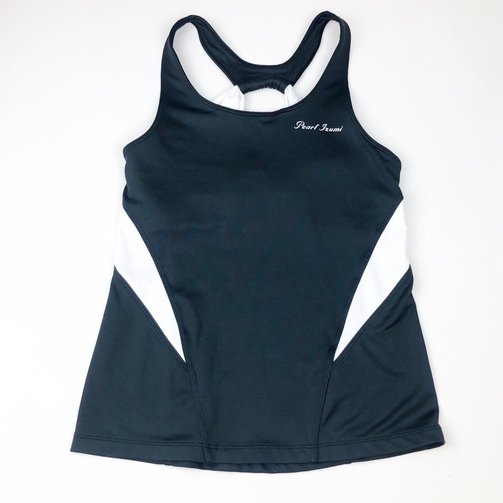 Pearl Izumi Women’s Size Small Black/White Sleeveless Sports Tank Top